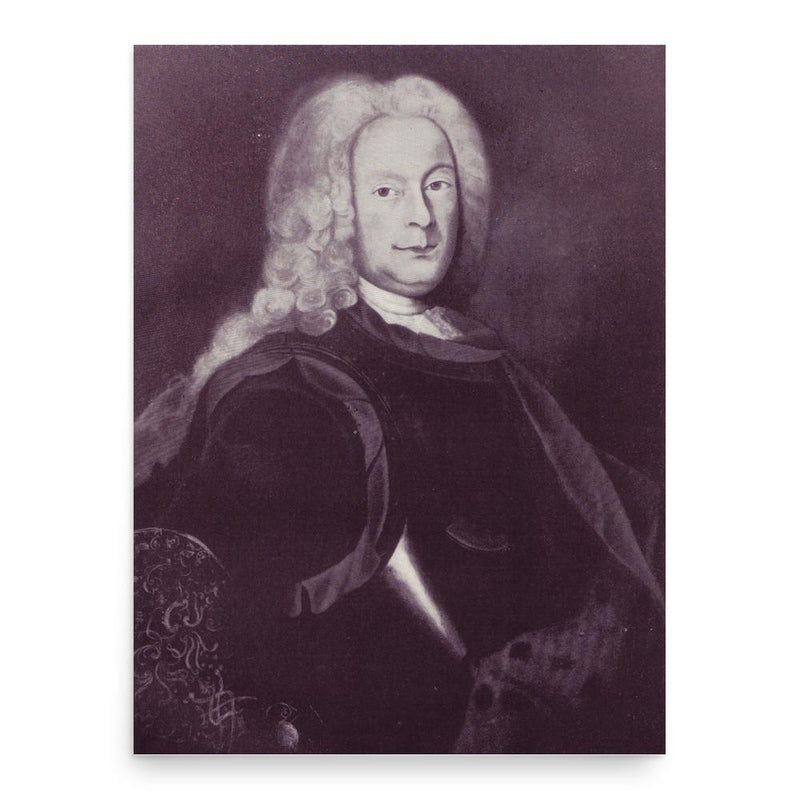 Christian Karl Reinhard of Leiningen-Dagsburg-Falkenburg poster print, in size 18x24 inches.