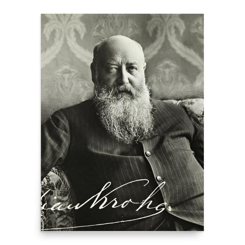 Christian Krohg poster print, in size 18x24 inches.