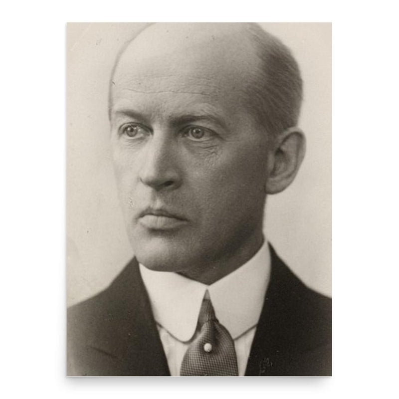 Christian Ludvig Jensen poster print, in size 18x24 inches.