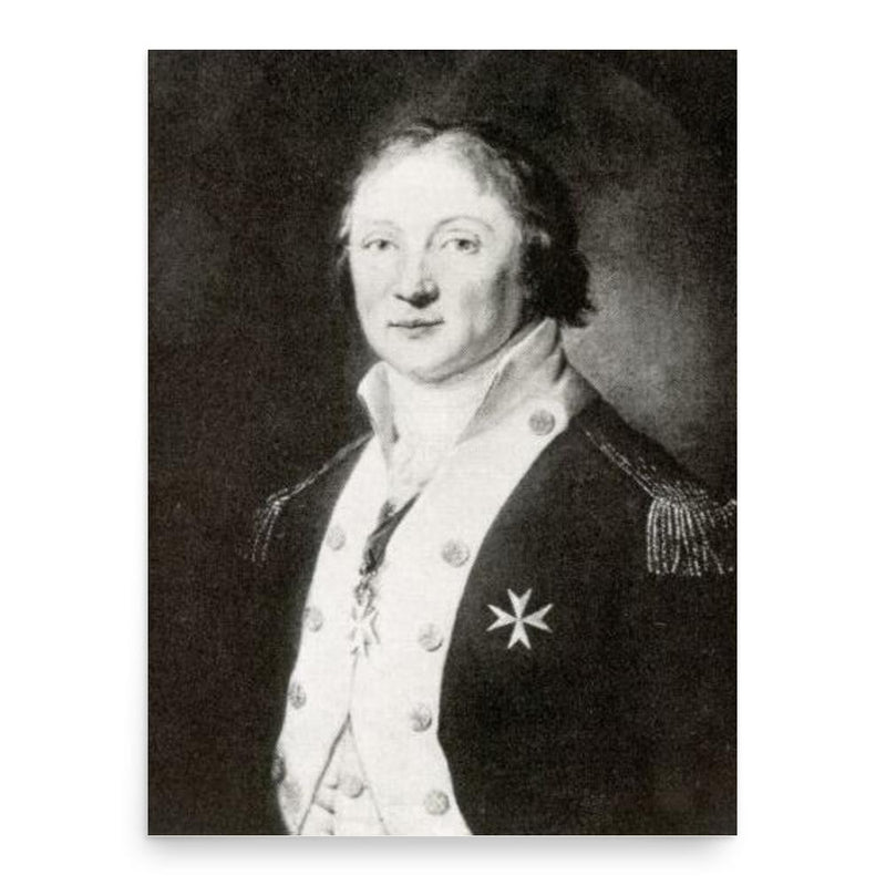 Christian Ludwig von Kaphengst poster print, in size 18x24 inches.