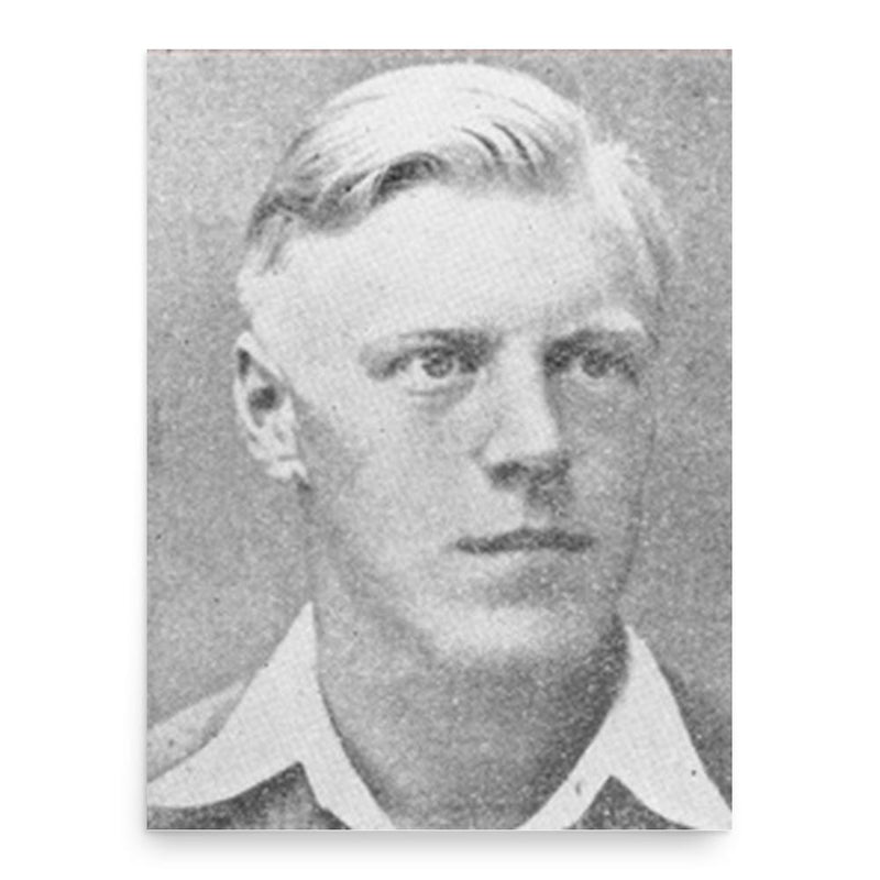 Christian Ulrik Hansen poster print, in size 18x24 inches.