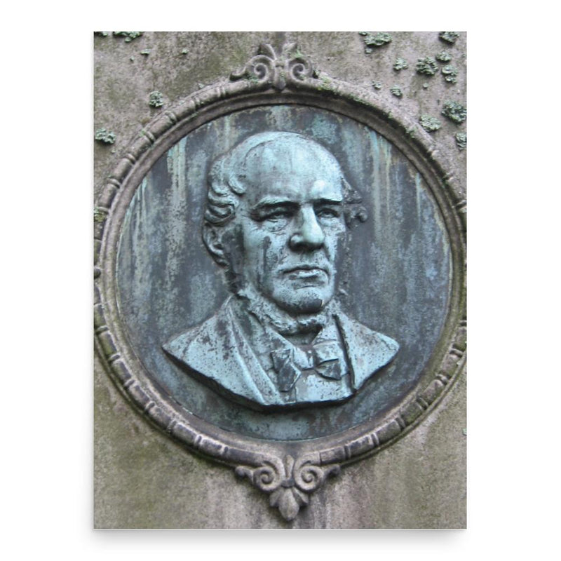 Christian Wilhelm Blomstrand poster print, in size 18x24 inches.