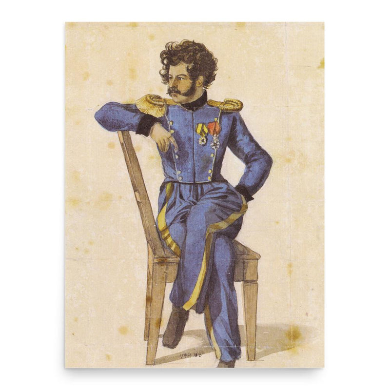 Christian Wilhelm von Faber du Faur poster print, in size 18x24 inches.