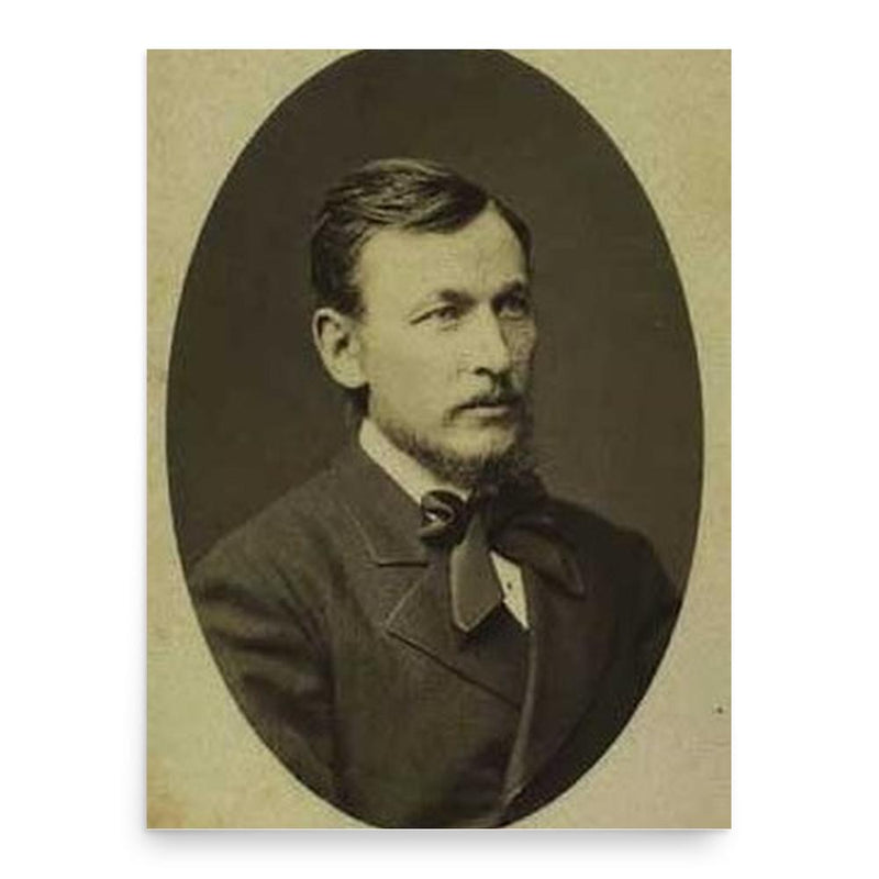 Christian Zacho poster print, in size 18x24 inches.