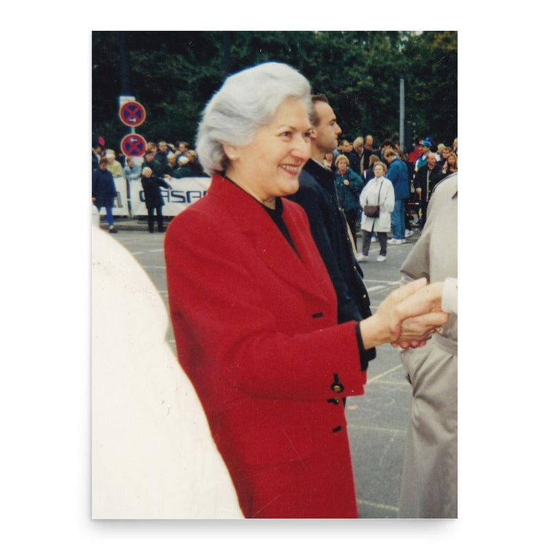 Christiane Herzog poster print, in size 18x24 inches.