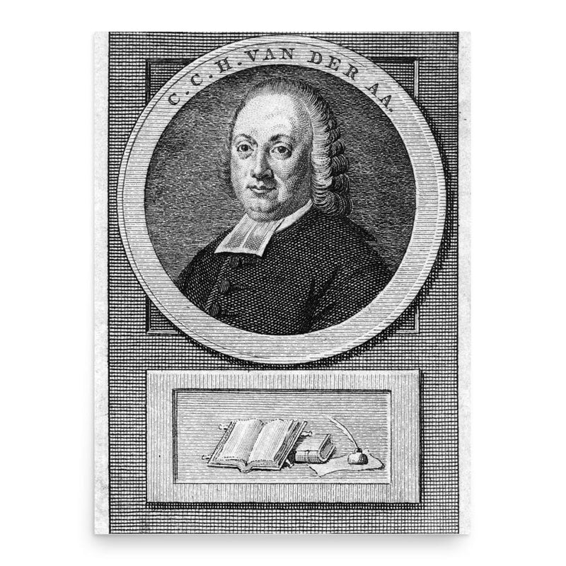 Christianus Carolus Henricus van der Aa poster print, in size 18x24 inches.