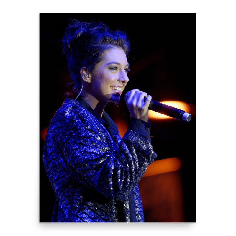 Christina Grimmie poster print, in size 18x24 inches.