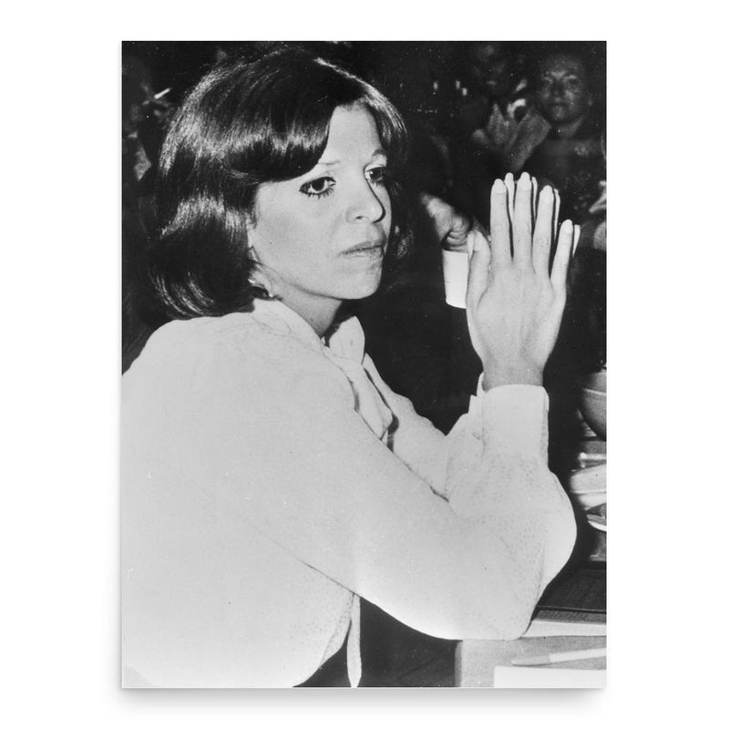 Christina Onassis poster print, in size 18x24 inches.
