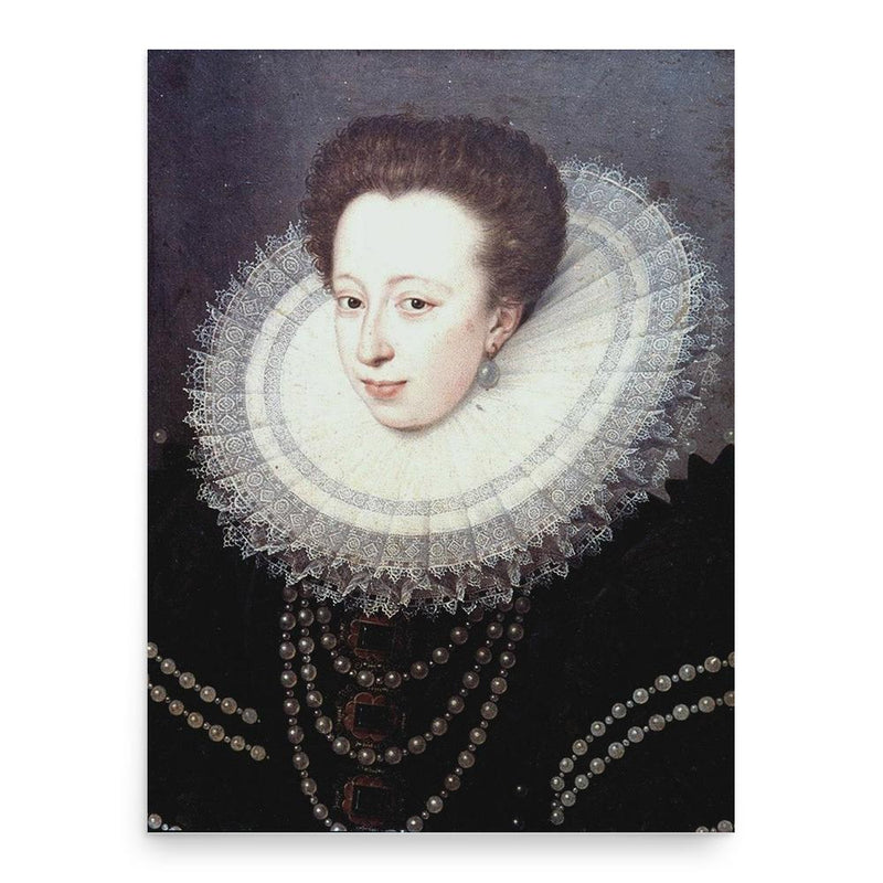 Christina of Lorraine poster print, in size 18x24 inches.