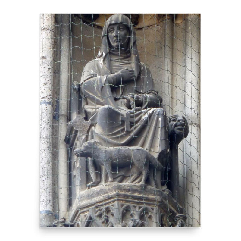 Christina von Stommeln poster print, in size 18x24 inches.