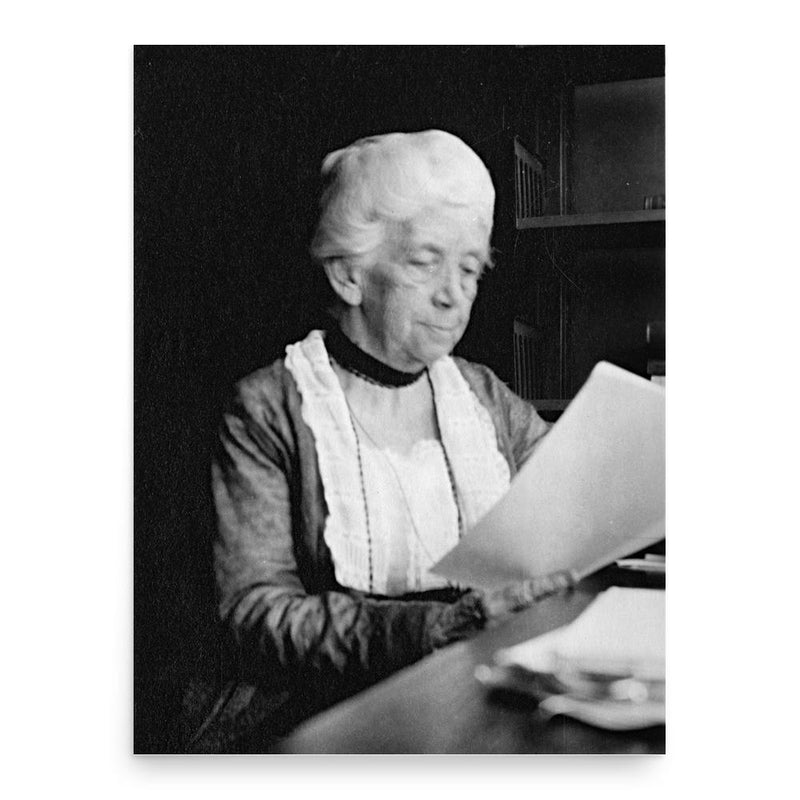 Christine Ladd-Franklin poster print, in size 18x24 inches.