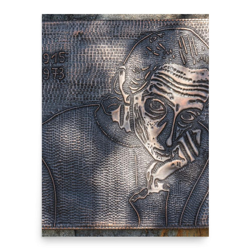 Christine Lavant poster print, in size 18x24 inches.