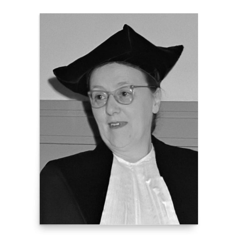 Christine Mohrmann poster print, in size 18x24 inches.