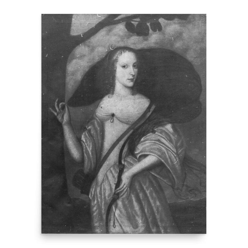Christine of Baden-Durlach poster print, in size 18x24 inches.