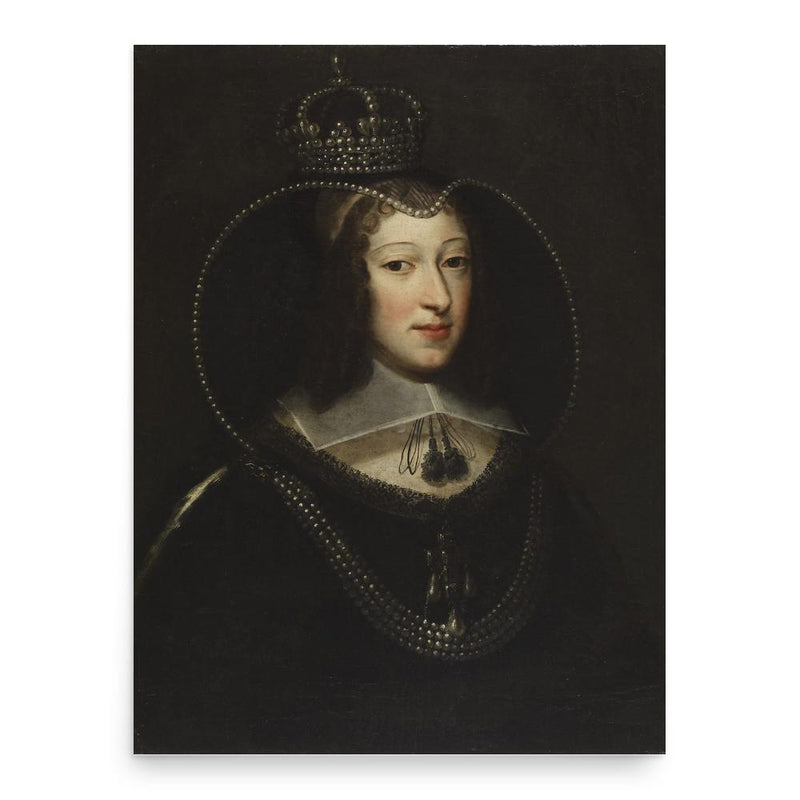 Christine of France poster print, in size 18x24 inches.