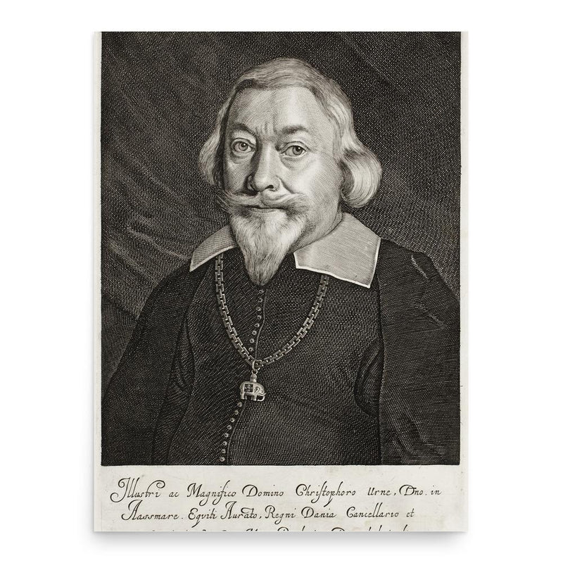 Christoffer Urne poster print, in size 18x24 inches.