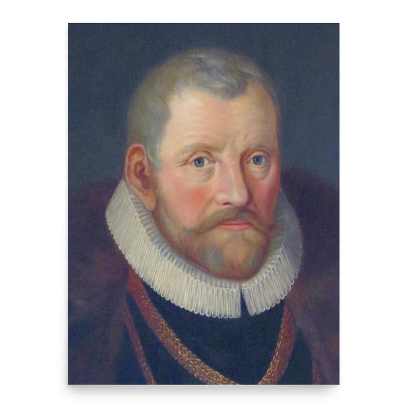 Christoffer Valkendorff poster print, in size 18x24 inches.