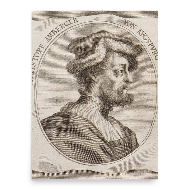 Christoph Amberger poster print, in size 18x24 inches.