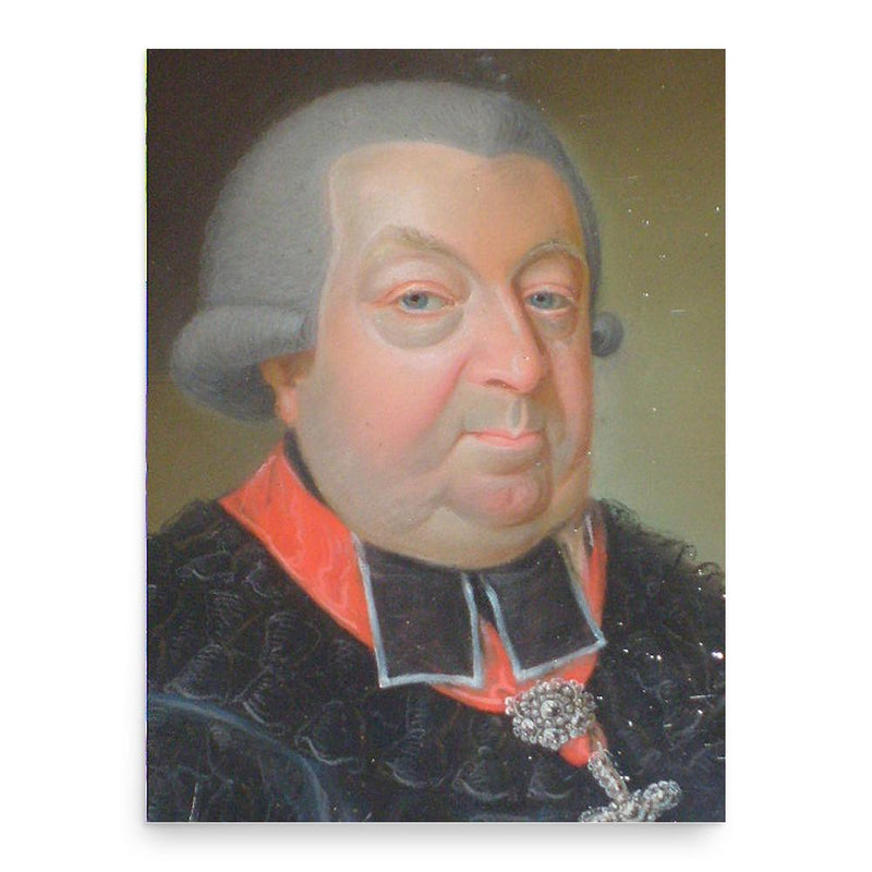 Christoph Franz von Buseck poster print, in size 18x24 inches.