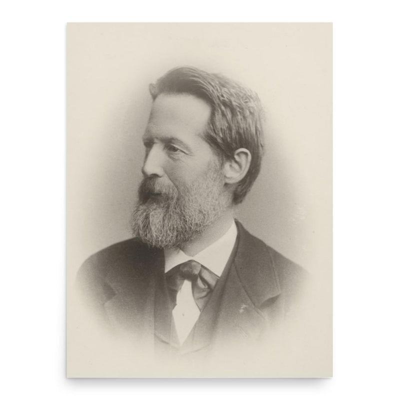 Christoph Friedrich Hegelmaier poster print, in size 18x24 inches.