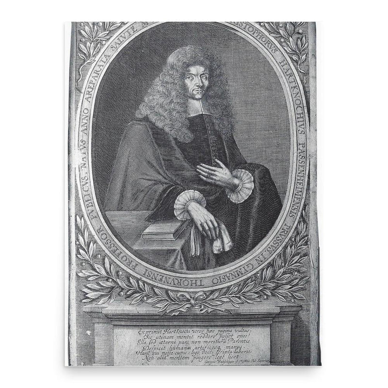 Christoph Hartknoch poster print, in size 18x24 inches.