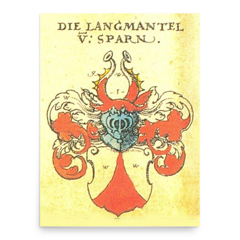 Christoph Langenmantel poster print, in size 18x24 inches.