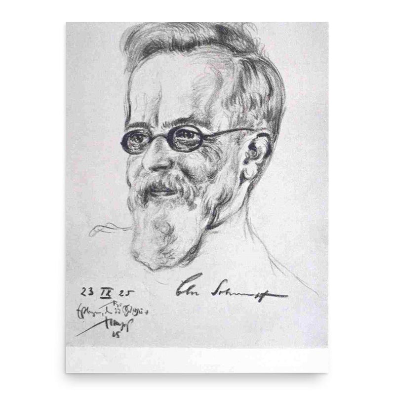 Christoph Schrempf poster print, in size 18x24 inches.