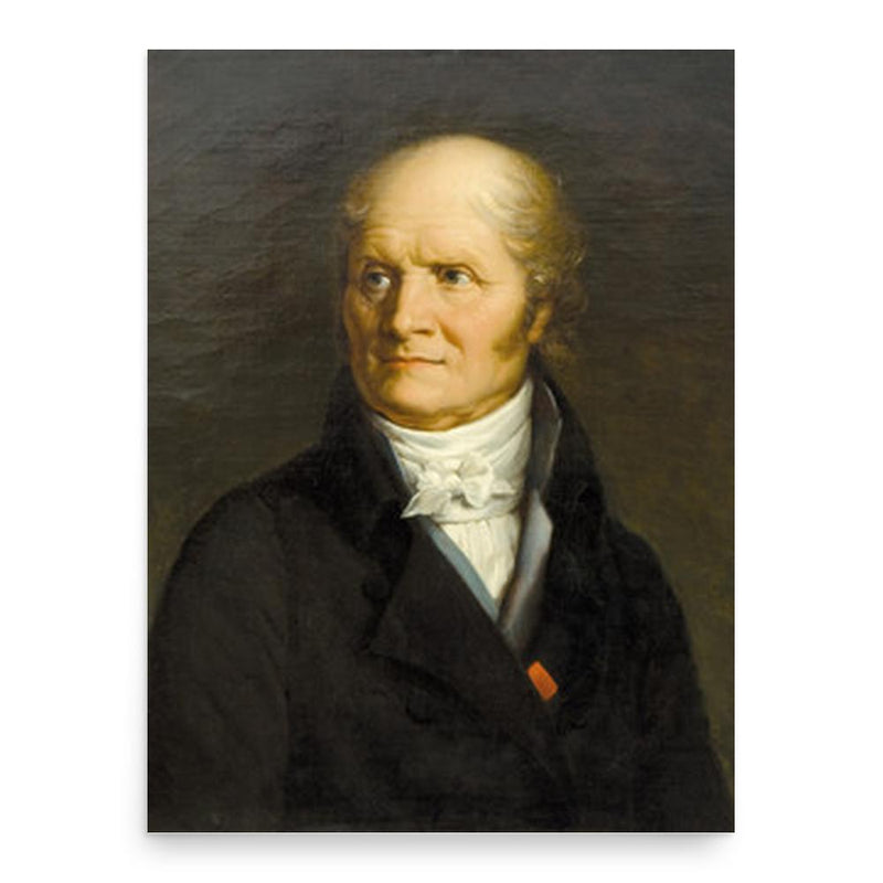 Christophe-Philippe Oberkampf poster print, in size 18x24 inches.