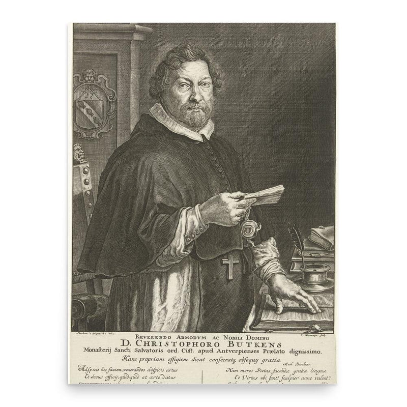 Christophe Butkens poster print, in size 18x24 inches.