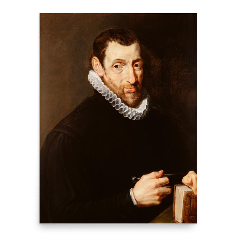 Christophe Plantin poster print, in size 18x24 inches.
