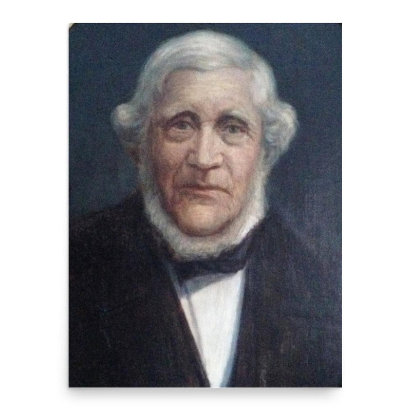 Christopher Blom Paus poster print, in size 18x24 inches.