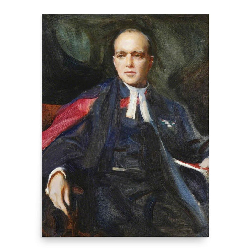 Christopher Chavasse poster print, in size 18x24 inches.