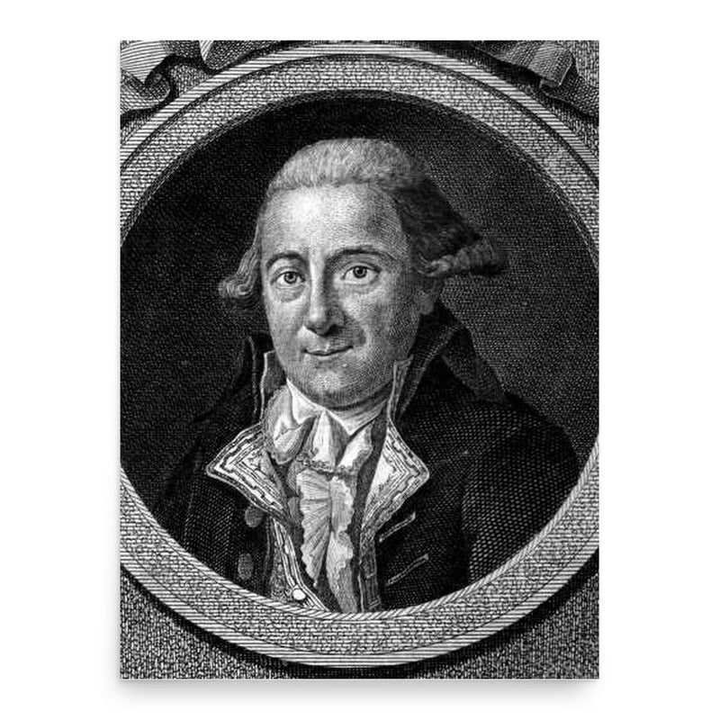 Christopher Girtanner poster print, in size 18x24 inches.