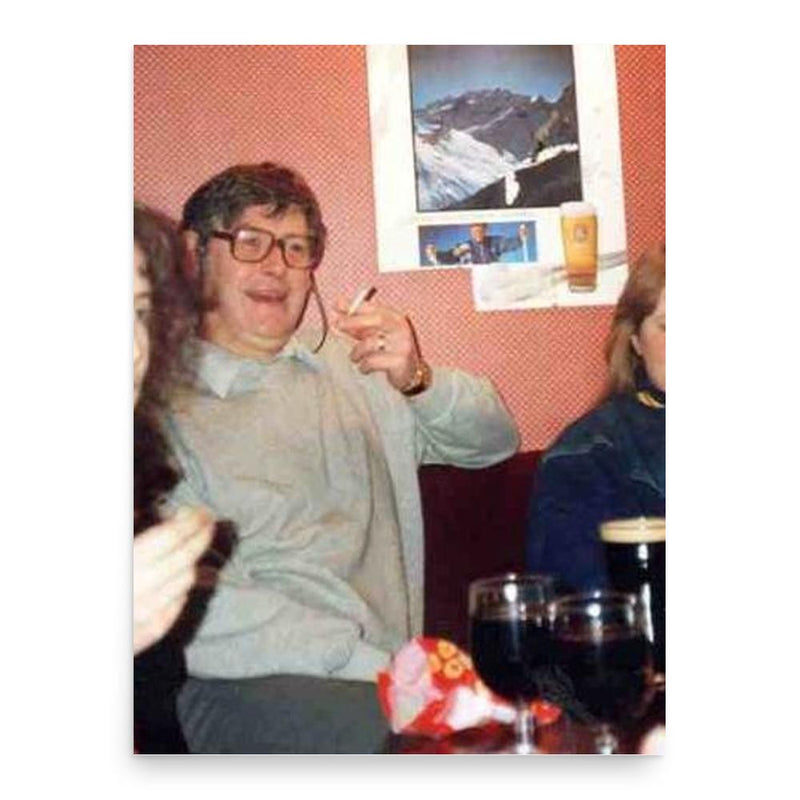 Christopher Harper-Bill poster print, in size 18x24 inches.