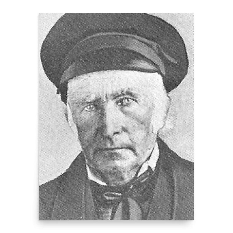 Christopher Harrison poster print, in size 18x24 inches.