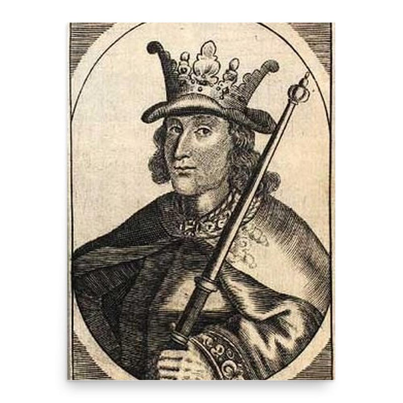 Christopher I of Denmark poster print, in size 18x24 inches.