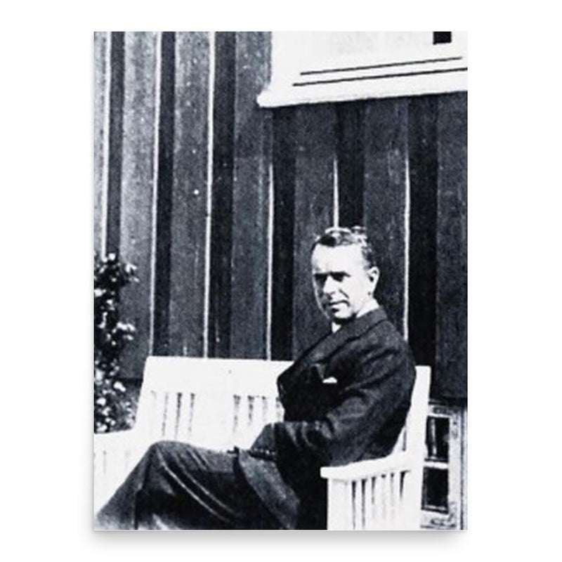 Christopher Lintrup Paus poster print, in size 18x24 inches.