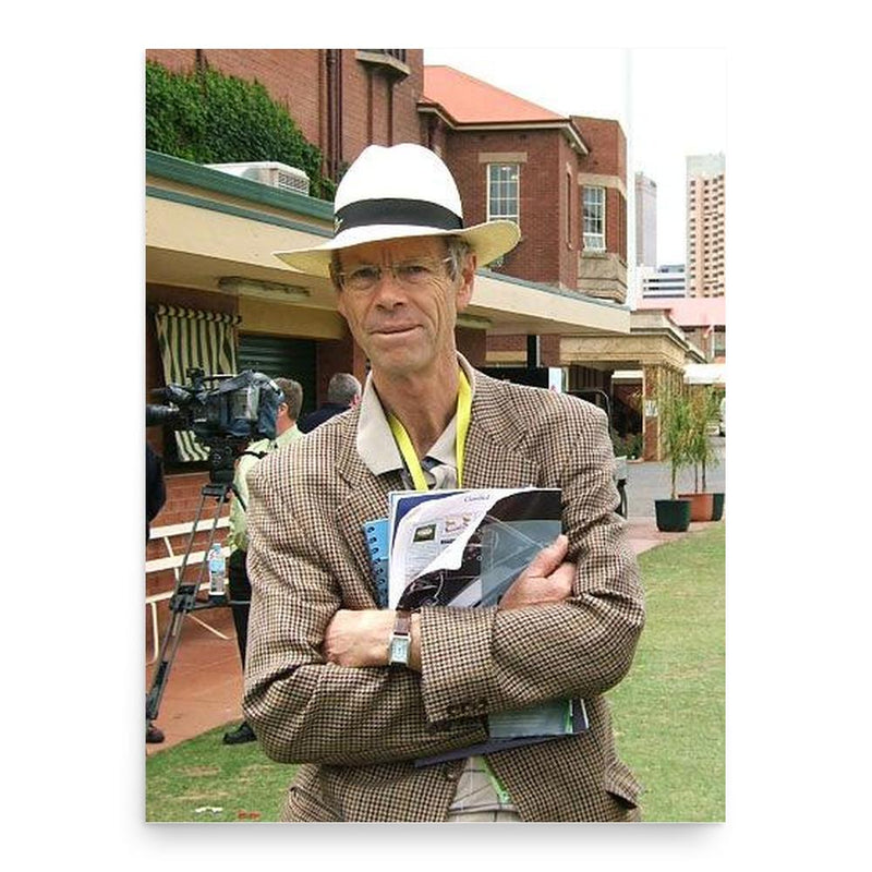 Christopher Martin-Jenkins poster print, in size 18x24 inches.