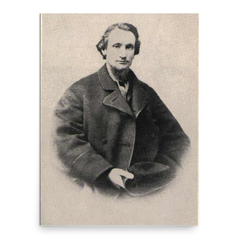 Christopher Miner Spencer poster print, in size 18x24 inches.