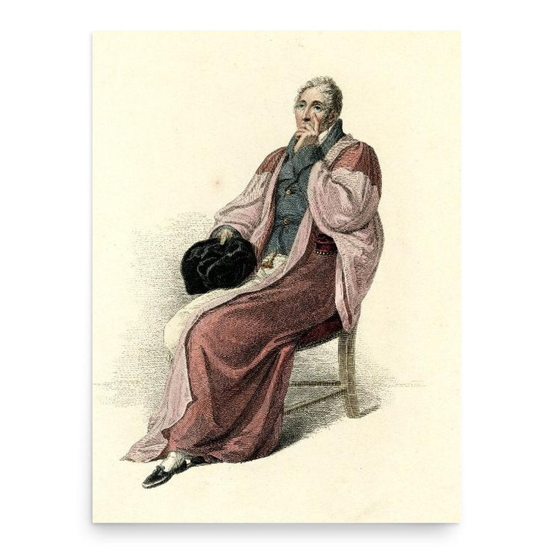 Christopher Pegge poster print, in size 18x24 inches.