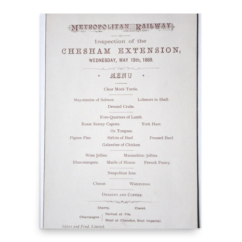 Christopher Pond poster print, in size 18x24 inches.