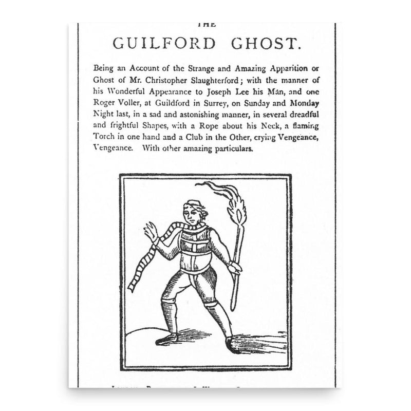 Christopher Slaughterford poster print, in size 18x24 inches.