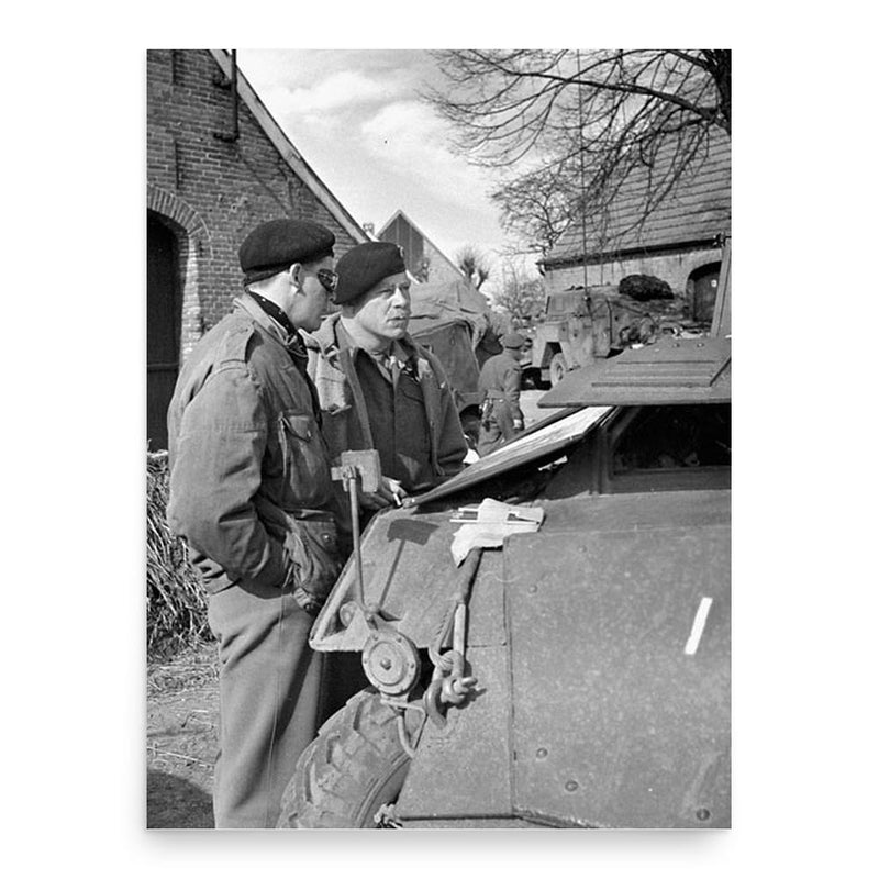 Christopher Vokes poster print, in size 18x24 inches.