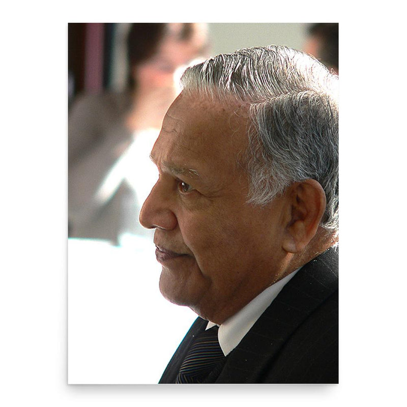 Christopher Weeramantry poster print, in size 18x24 inches.