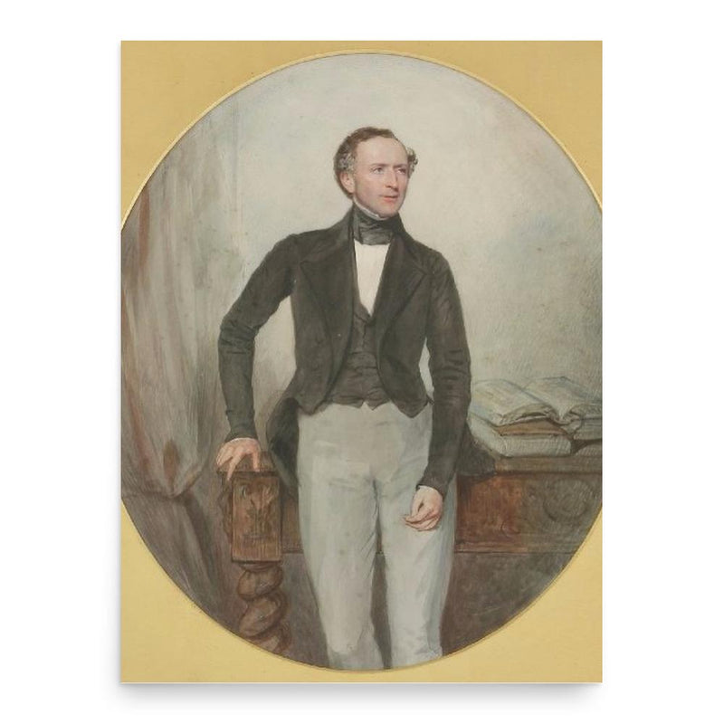 Christopher William Puller poster print, in size 18x24 inches.