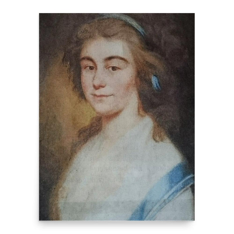 Christophine Reinwald poster print, in size 18x24 inches.