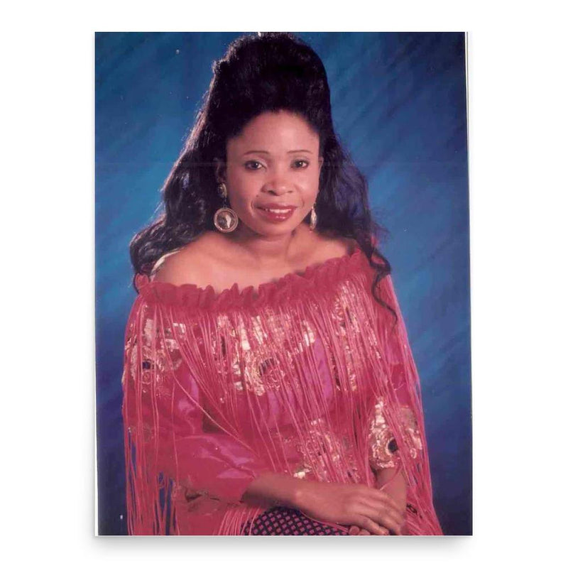 Christy Essien-Igbokwe poster print, in size 18x24 inches.