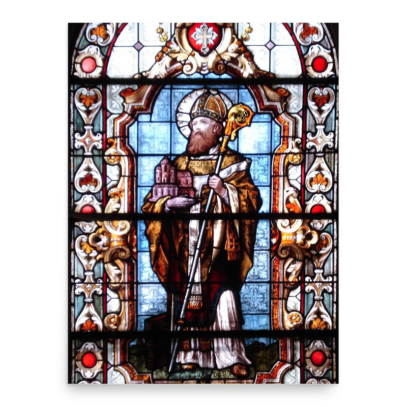 Chrodegang poster print, in size 18x24 inches.