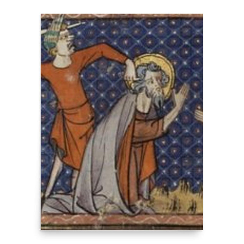 Chrysanthus and Daria poster print, in size 18x24 inches.