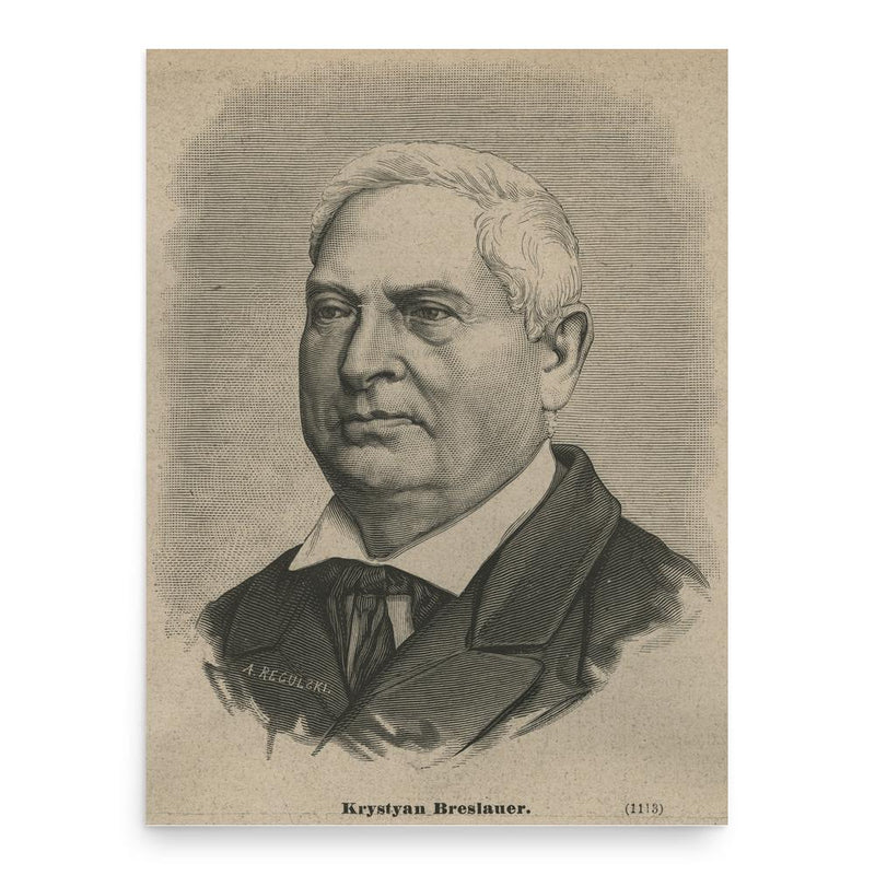 Chrystian Breslauer poster print, in size 18x24 inches.